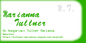 marianna tullner business card